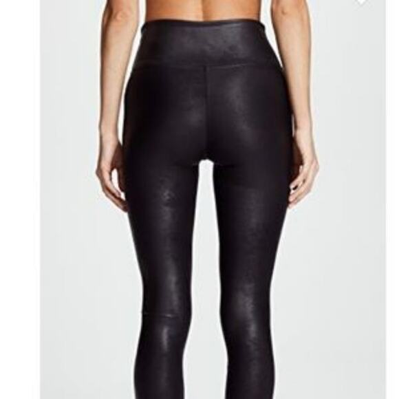 Copied - Spanx Faux Leather Black Leggings Size Small - Picture 5 of 12